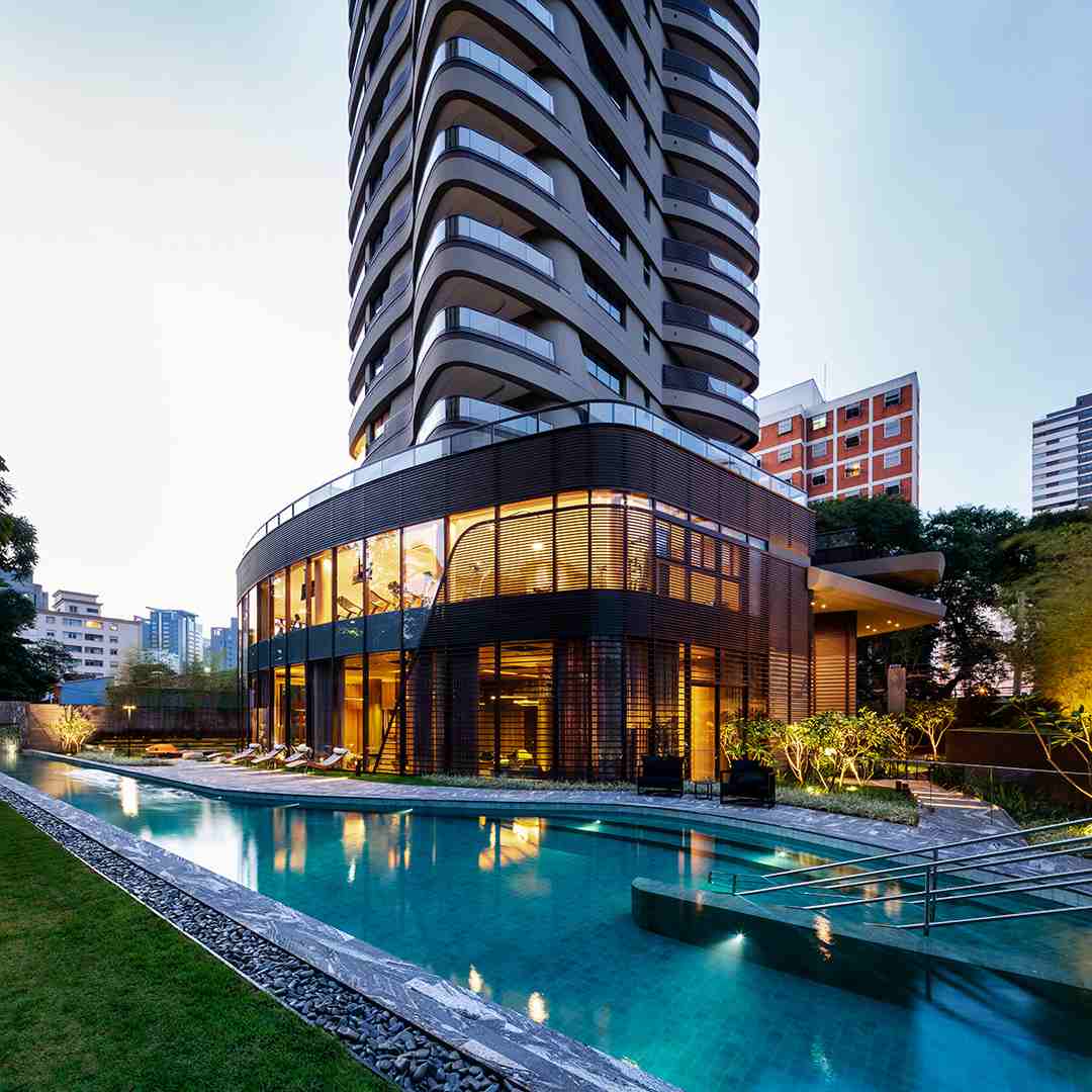 Fachada do Cyrela by Pininfarina