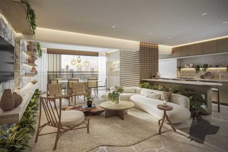 Living do Essência Brasileira em Pinheiros